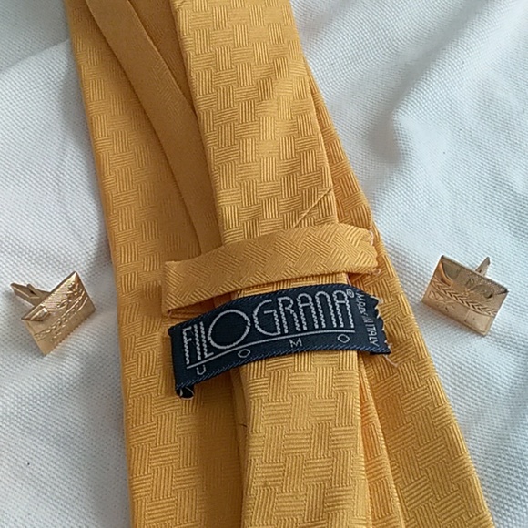 Filograna Uomo silk tie $33 + free shirt - Picture 3 of 7